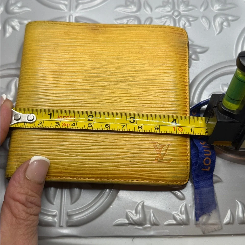 Louis Vuitton vintage‎ Epi leather wallet yellow purple